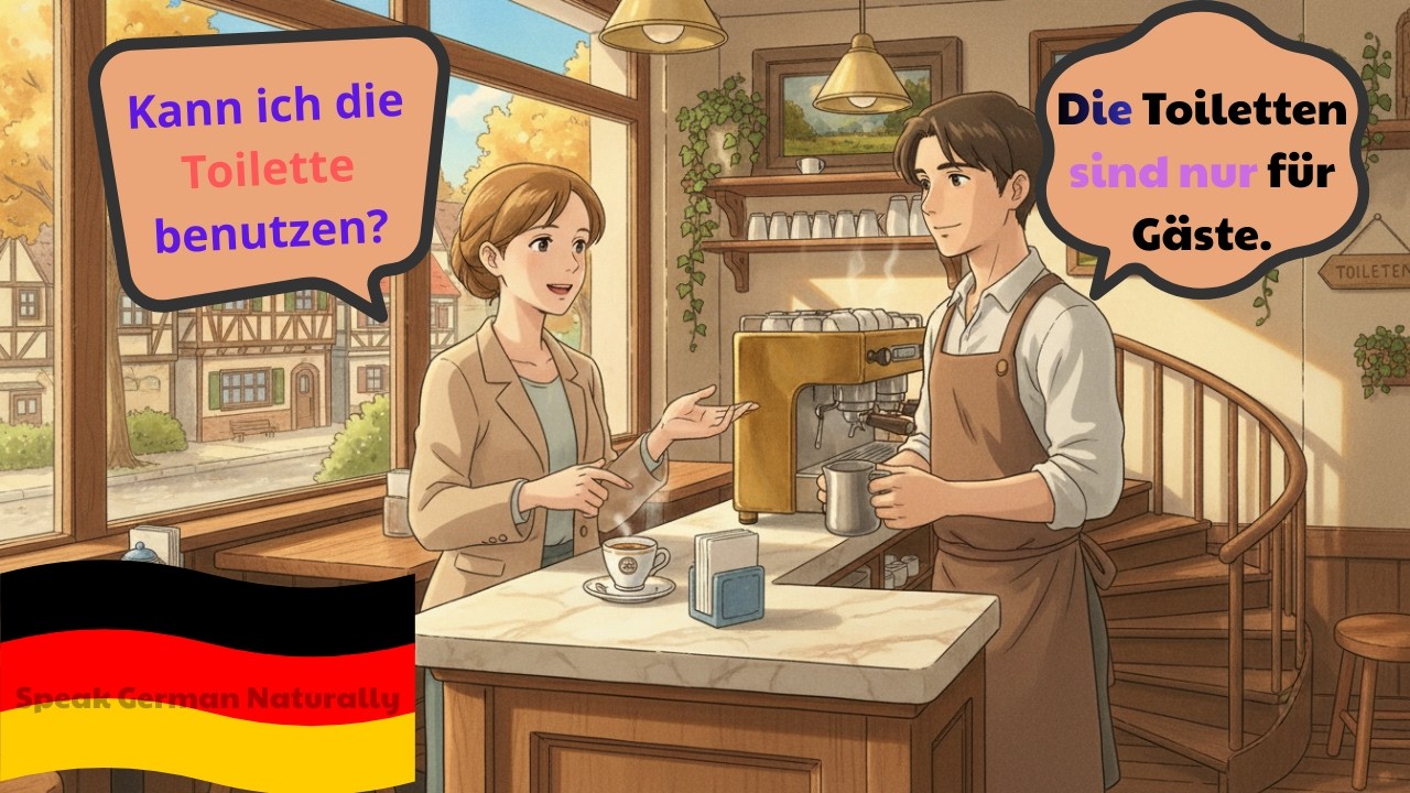 Learn German Through Dialogues (A1–A2) | 10 Simple German Conversations for Beginners