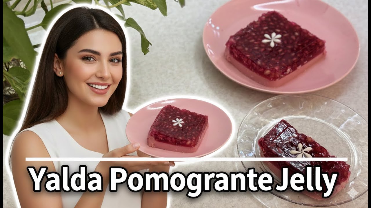 Quick ASMR Yalda Pomegranate Dessert– Easy Fast Recipes (No Talking)