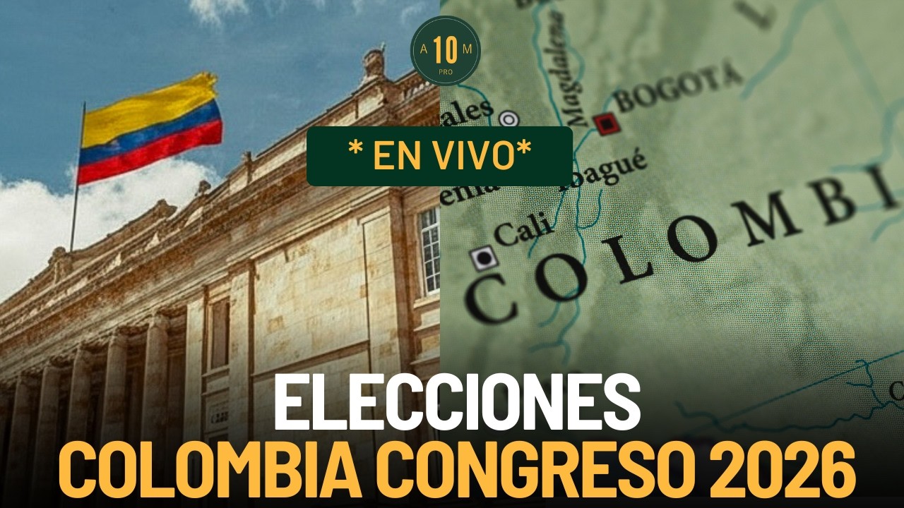 Live: Elecciones congreso de Colombia 2026.