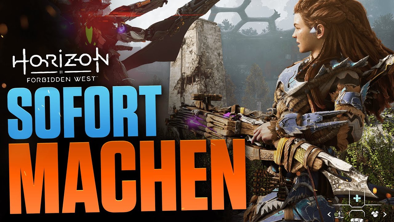 SOFORT machen in Horizon Forbidden West - Lass dir diese Waffe & mehr nicht entgehen
