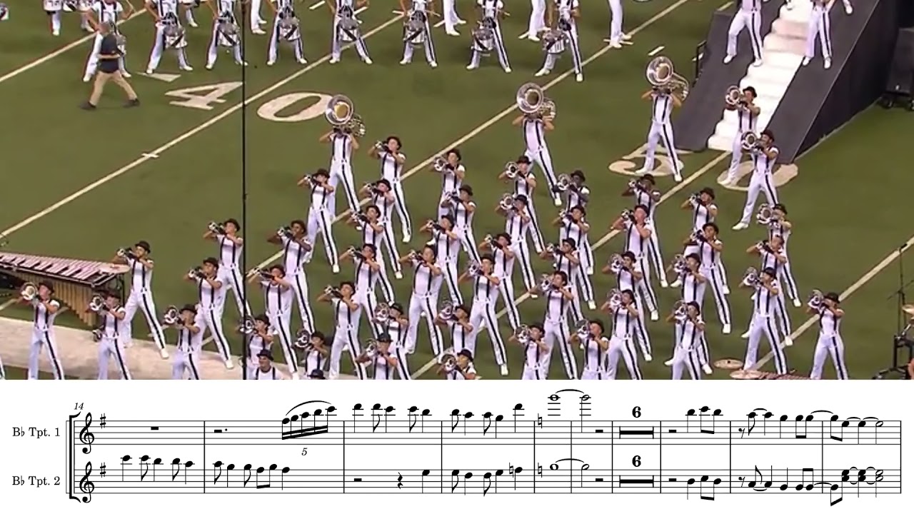 Bluecoats 2017 - Jagged Line - Closer Trumpet Duo