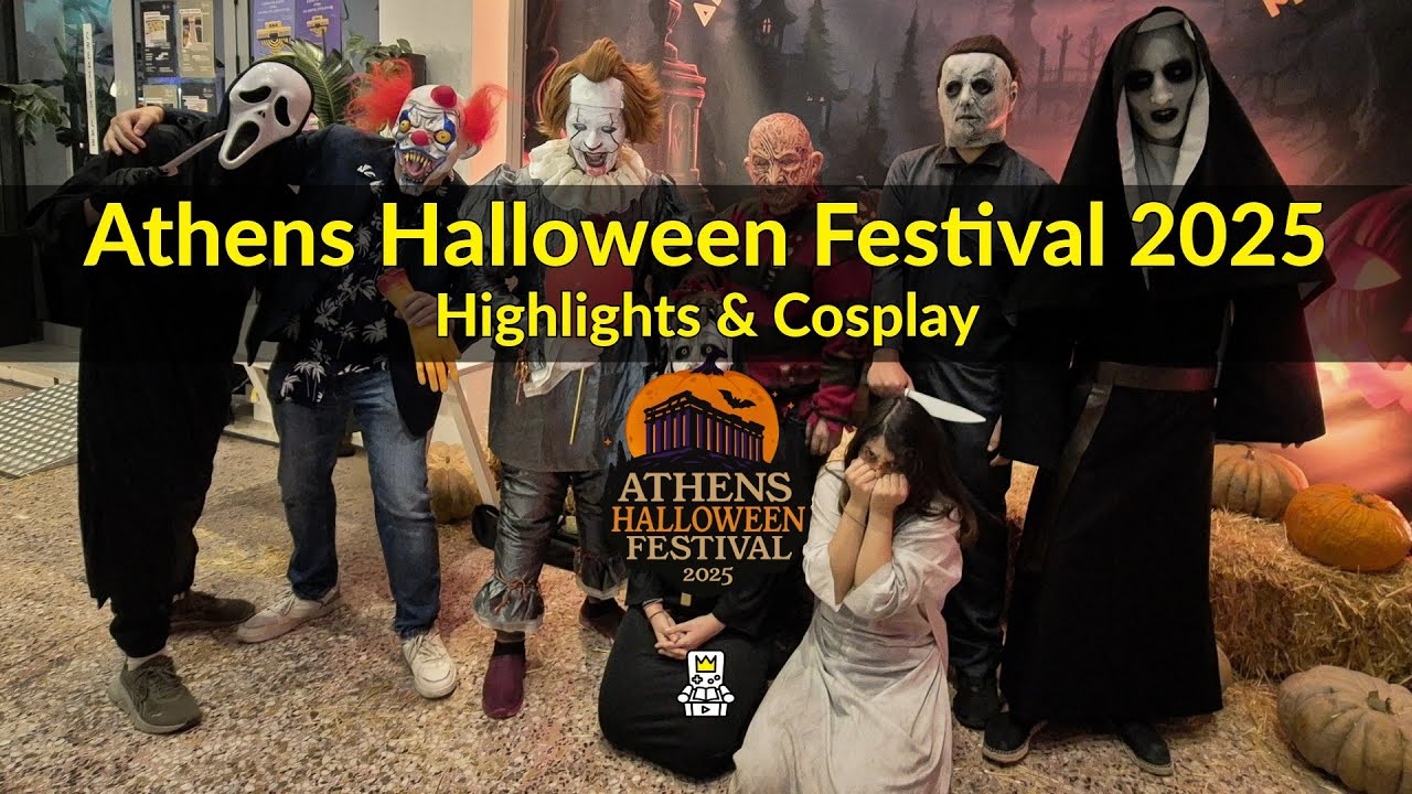 Όλα όσα έγιναν στο Athens Halloween Festival 2025 🎃 | Cosplayers, Comedy & Music