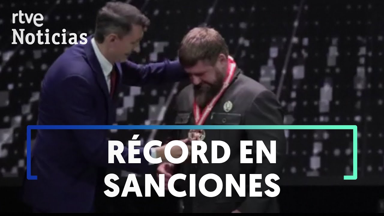 RUSIA: El líder CHECHENO KADYROV recibe una MEDALLA de ORO por sus SANCIONES INTERNACIONALES | RTVE