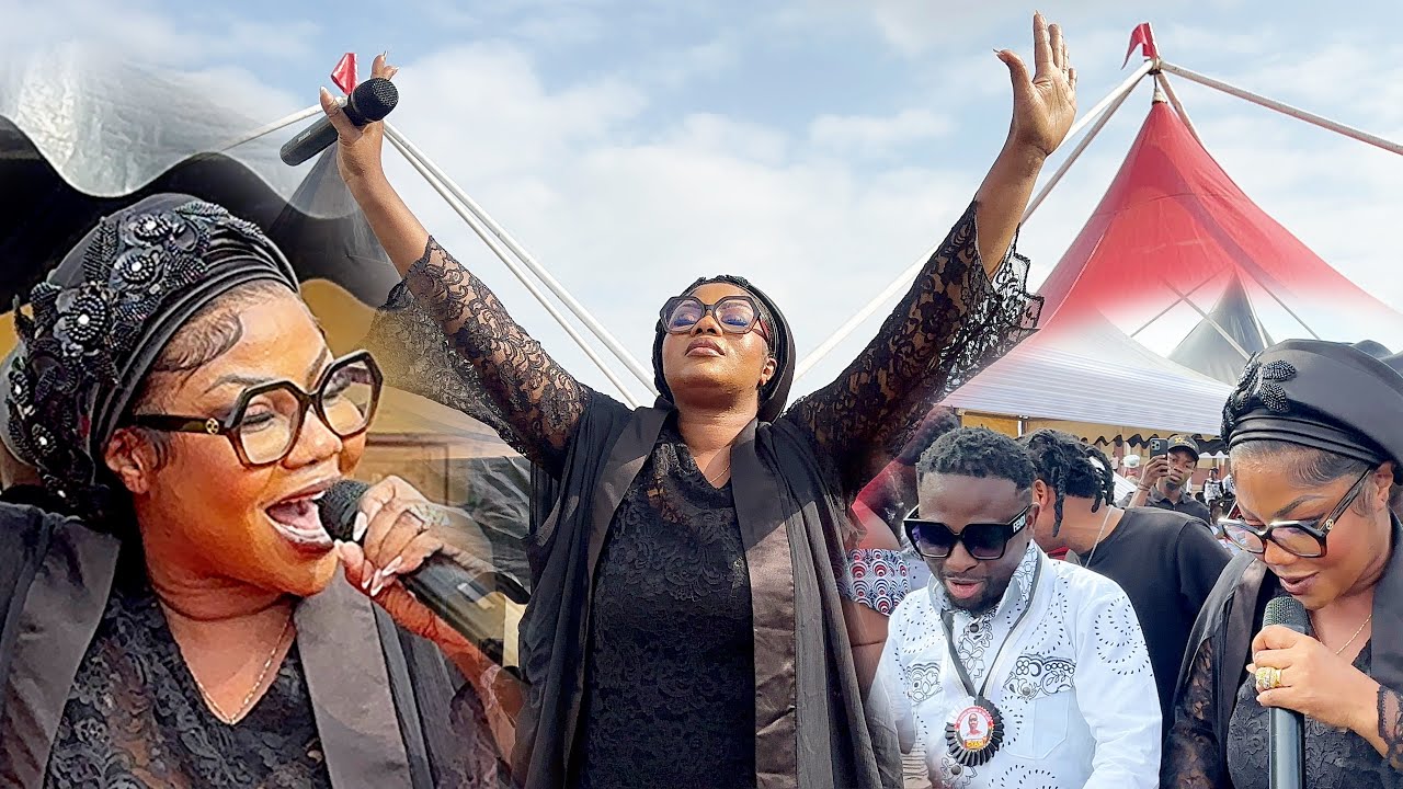 Empress Gifty Change The Atmosphere With Powerful Performance At Bro Sammy Mother’s Funeral Sunday