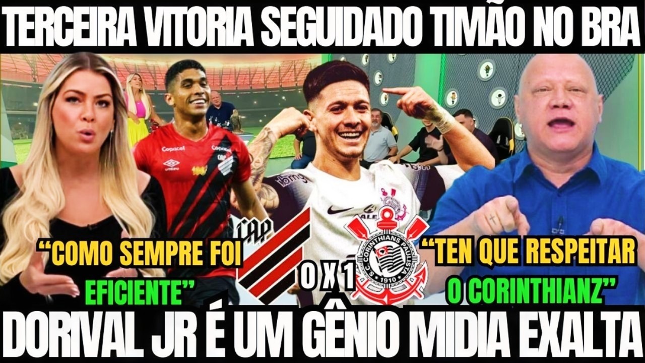 ✔TIMÃO VENCE ATLETICO PR E ALCANÇA QUINTA COLOCAÇÃO NO BRASILEIRO TIMÃO FOI EFICIENTE MAIS UMA VEZ✔