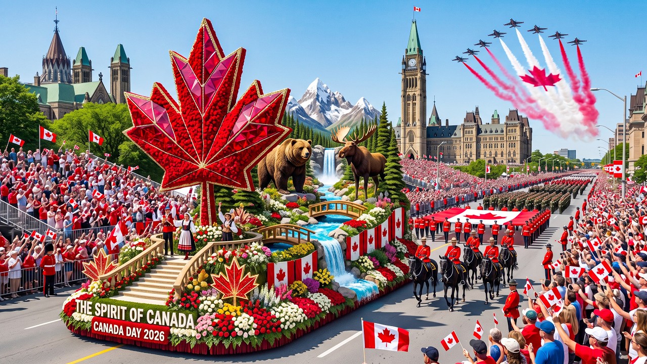 🔴 LIVE: 🇨🇦 Canada Day Parade 2026 | Epic Military Review & National Celebration in Ottawa Full 4K
