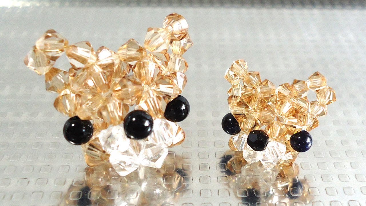 facedog チワワの作り方 Chihuahua, How to make beaded 【わんこビーズ r133】