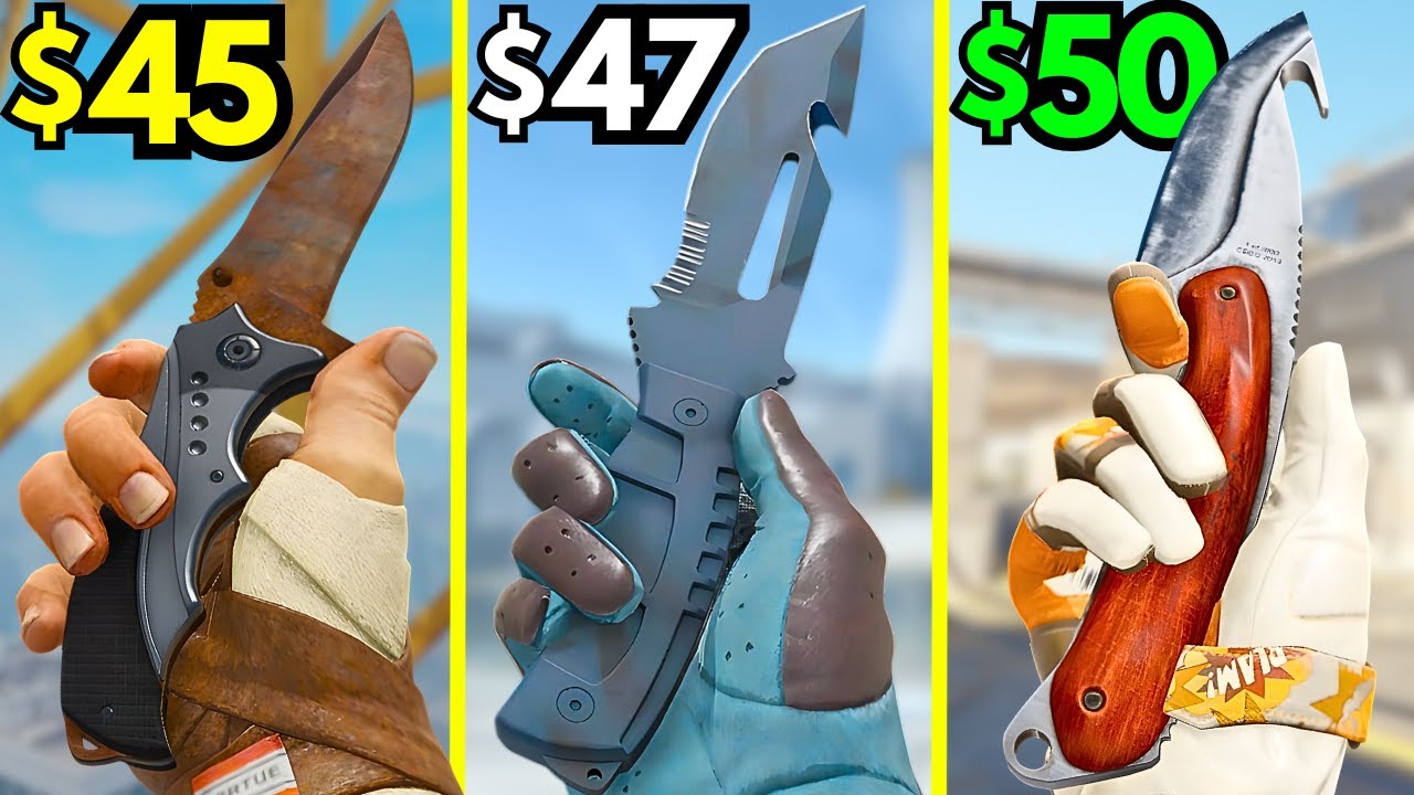 Лучшие недорогие ножи до 50 долларов в 2026 году (CS2 Budget Knife Skins)