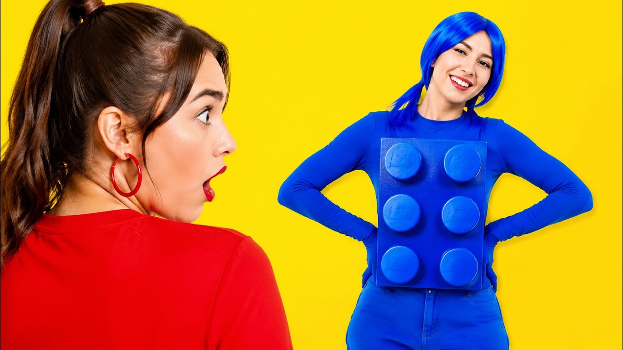 ¡SI LEGO FUERA UNA PERSONA! || Divertidos trucos de bricolaje por 123 GO!