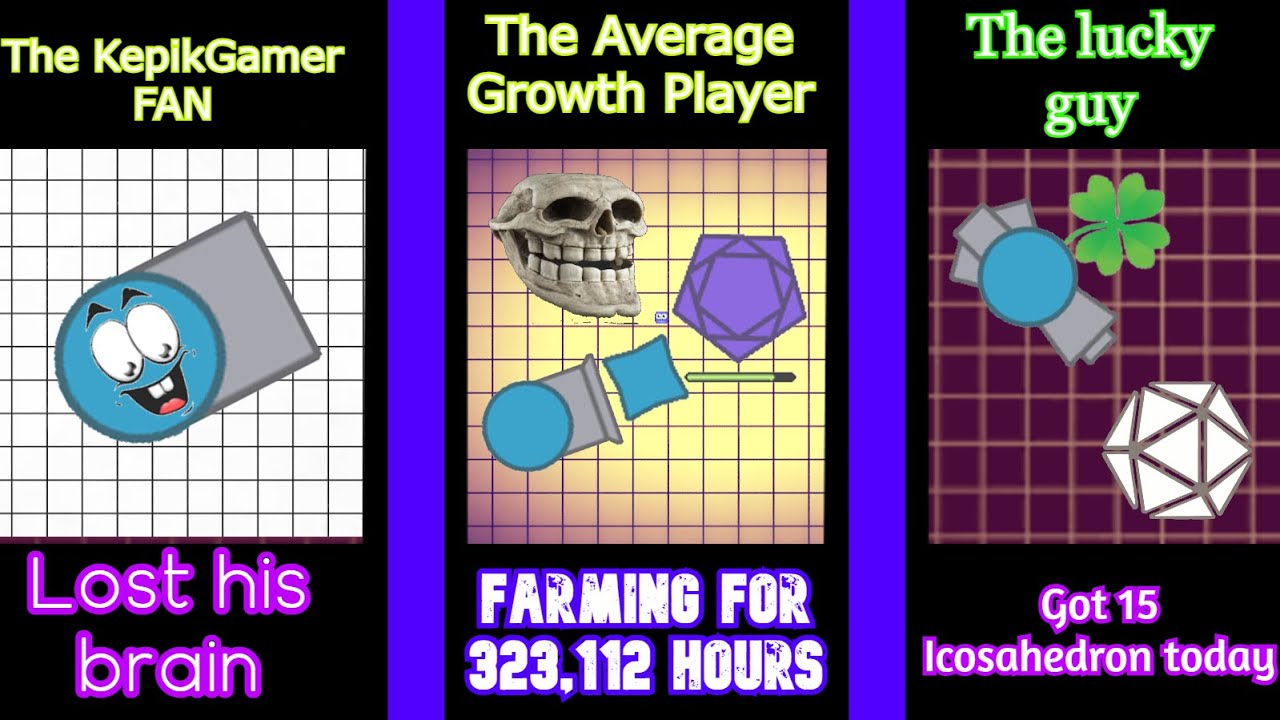 Differents Types of Arras.io Players