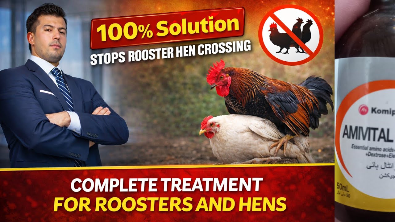 Aseel Murga Murgi Ko Cross Nahi Karta|100% Solution |Rooster Not Mating With Hen Treatment Dr hasib 