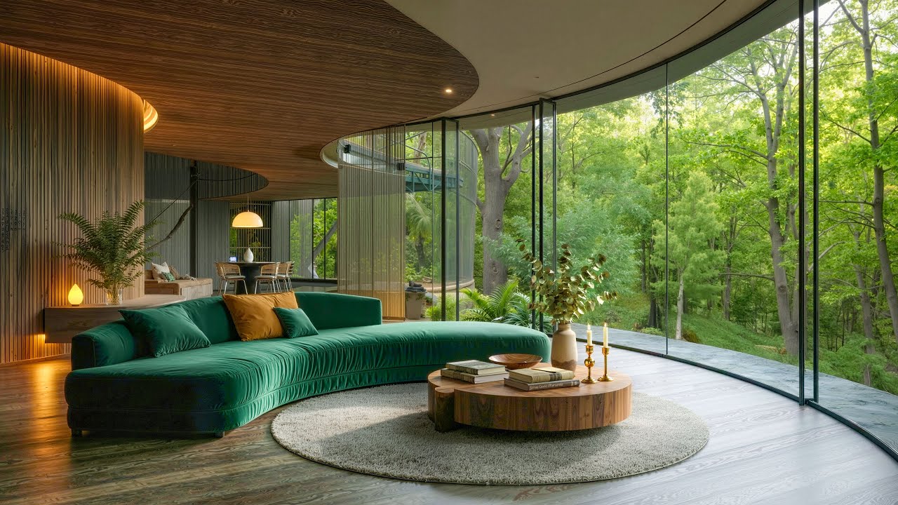 Tranquility Jazz Forest Ambience | Soft Jazz for Stress Relief & Relaxation