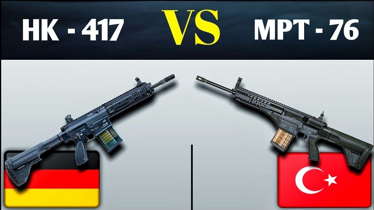 Немецкая винтовка HK-417 против турецкой MPT-76