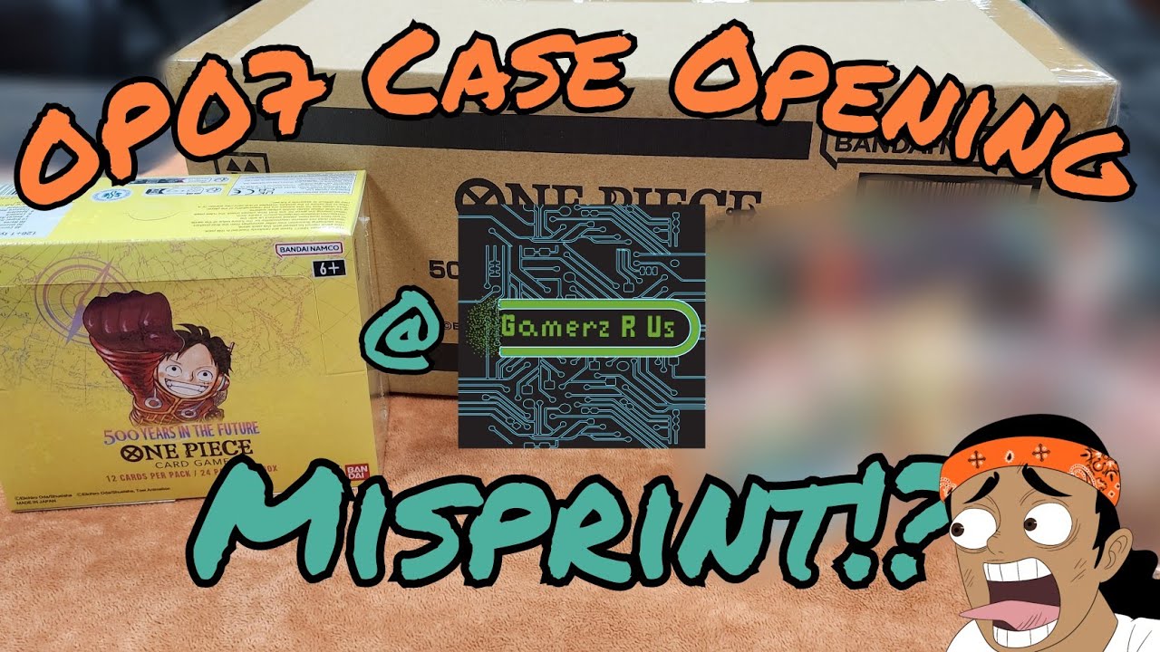 OP07 "500 Years In The Future" Case Opening with a MISPRINT!? - One Piece Card Game