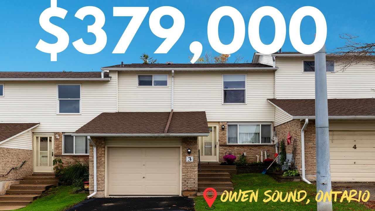 Sold! Tour this well maintained $379,000 condo in a highly desired area of Owen Sound!