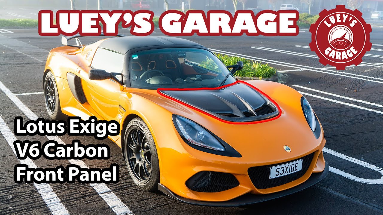 Lotus Exige 390 Final Edition - V6 carbon front panel install DIY