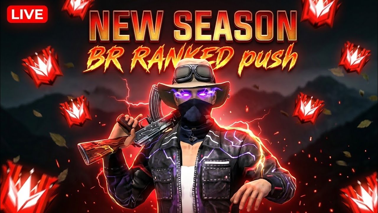 NEW BR RANK SEASON RANK PUSH AND SURVIVE LET'S GO GRANDMASTER.. 😅🫠#livep