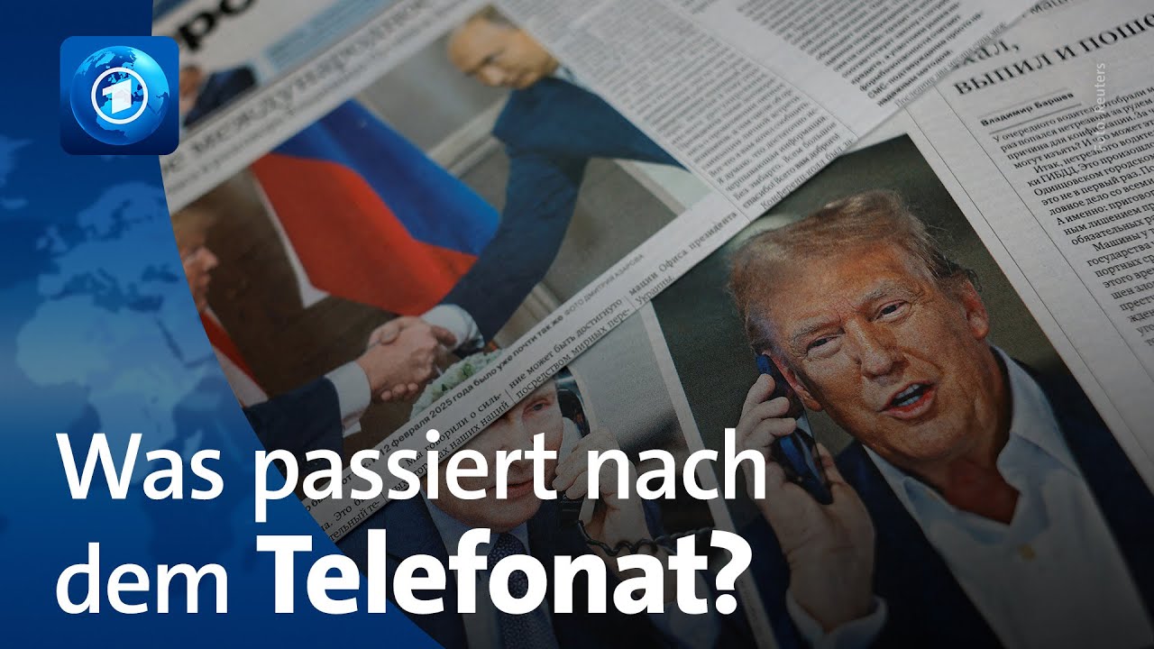 Ukraine-Krieg: US-Präsident Trump und Russlands Präsident Putin haben telefoniert