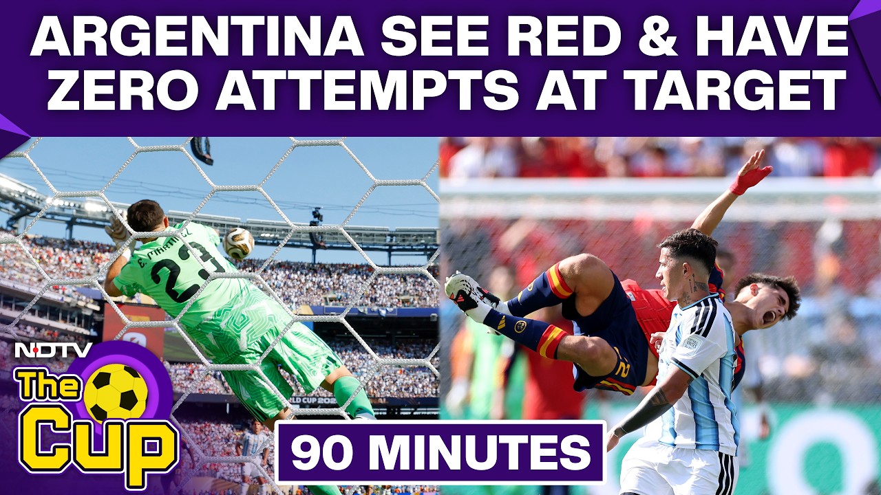 FIFA World Cup Final 2026 | Argentina Vs Spain Highlights | See Red And Have Zero Attempt On Target