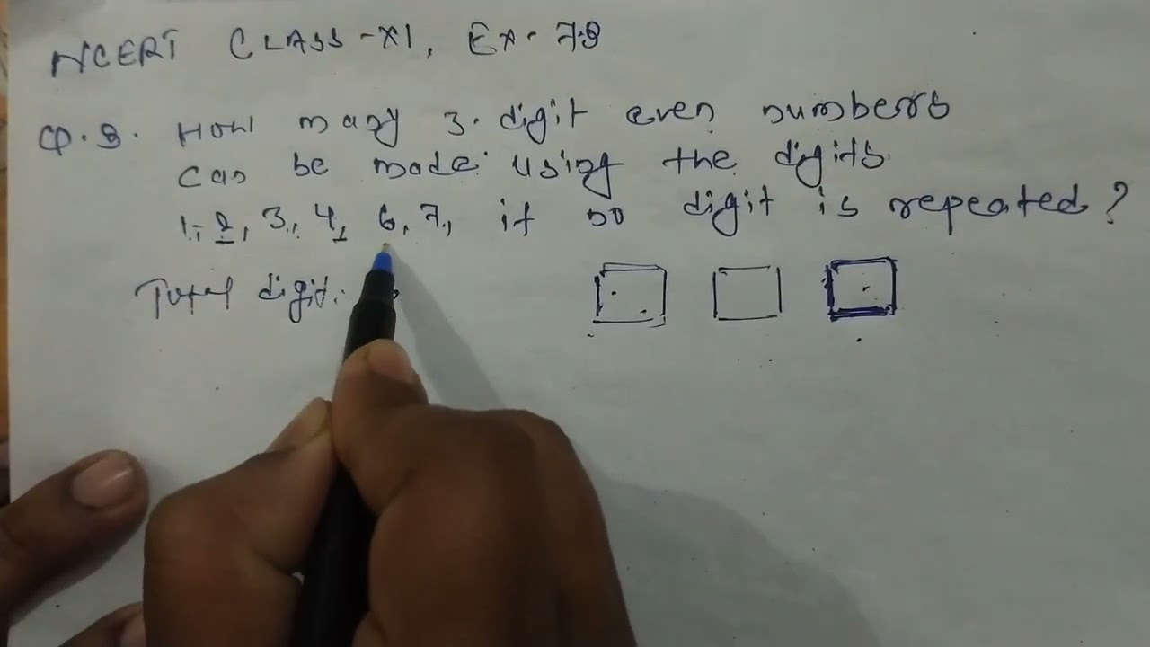 Ncert class11 permutation &combination ex7.3 q, 02,03 and 04