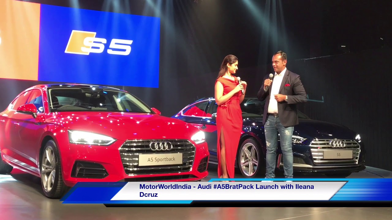 Audi #A5BratPack with Ileana DCruz