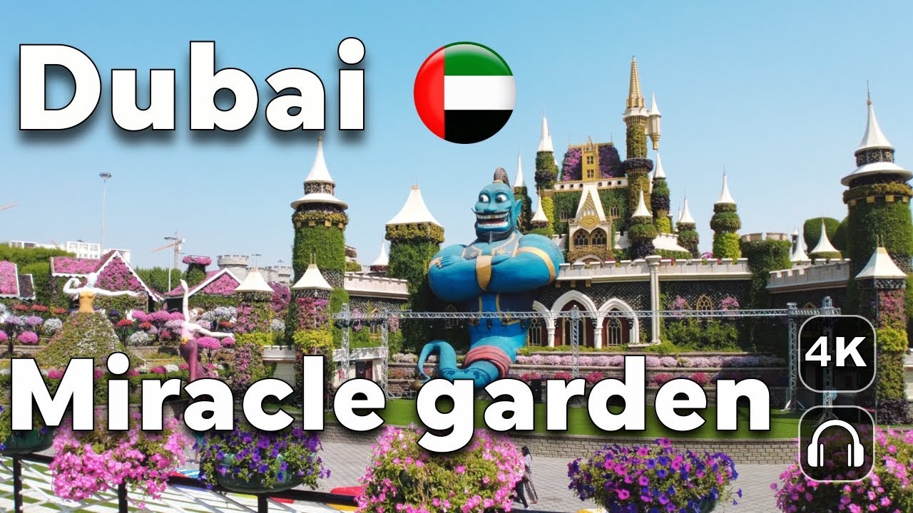 Miracle Garden DUBAI | 4K