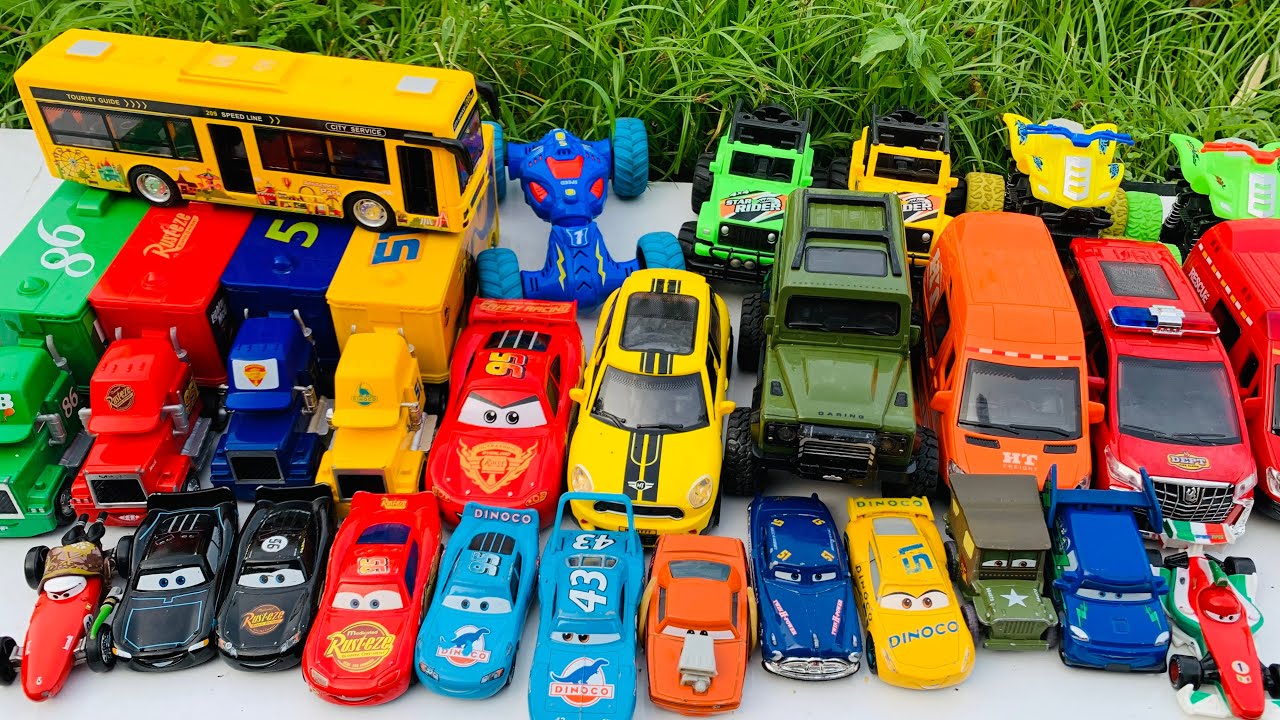 Mobil Mobilan Truk Oleng, Mobil Mcqueen, Mobil Dynoco, Mobil Alpard, Bus Tayo, Mobil Balap 