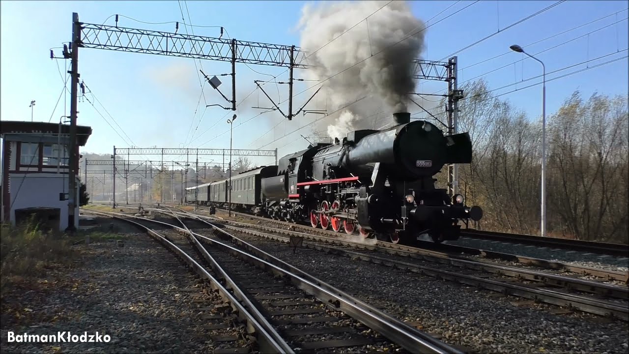 Czeski Parowy Express 555.153 na linii kolejowej 276