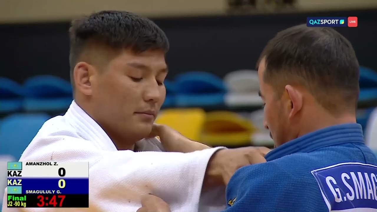Пара дзюдо. Чемпионат Азии. J2-90кг. Жанбота Аманжол (Казахстан) - Ғалымжан Смағұлұлы (Казахстан)