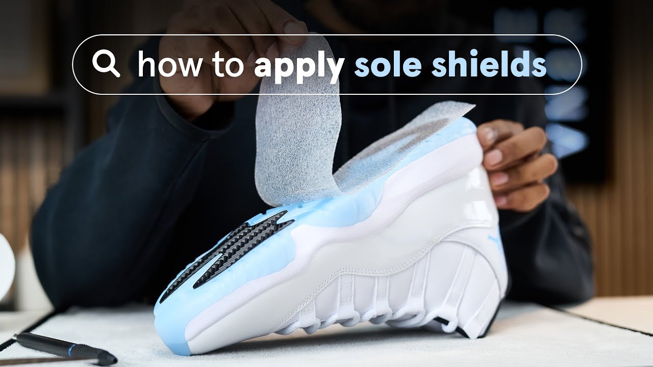 The Best Way To Protect Your New Shoes | How To Apply Sole Shields
