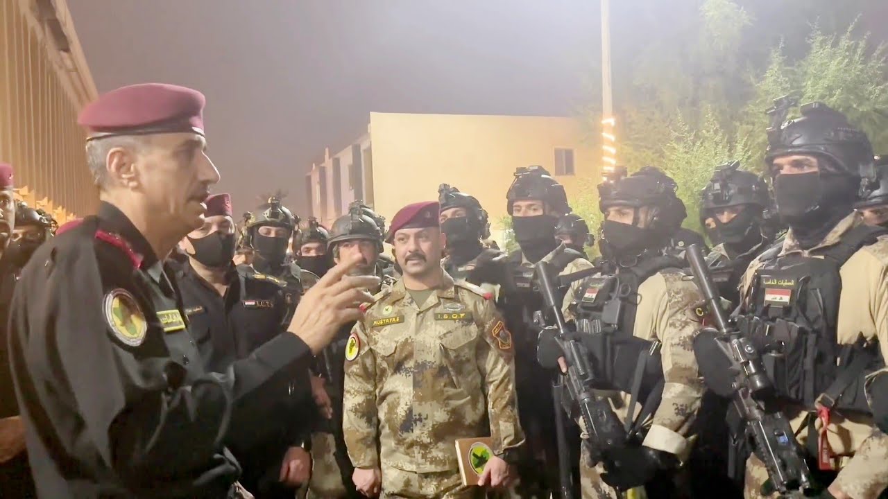الفريق اول الركن عبد الوهاب الساعدي رئيس جهاز مُكا_فحة الإر_هاب يلتقي بعدد من منتسبي الجهاز