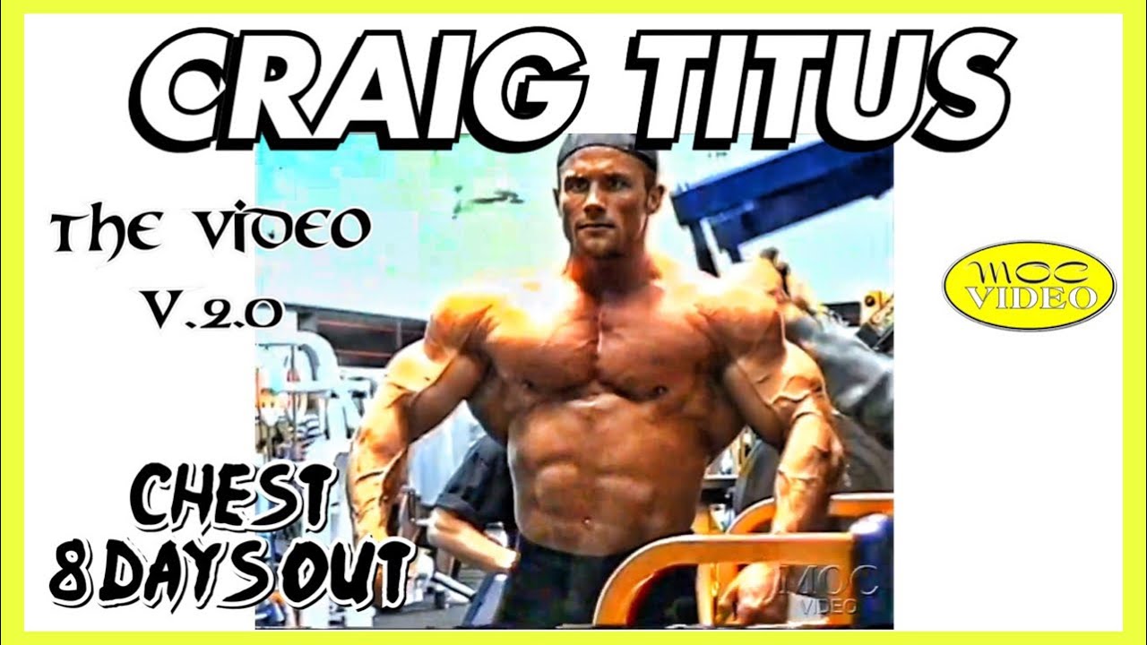 Craig Titus Blasts Chest 7 Days Out From The 1996 NPC USA’s
