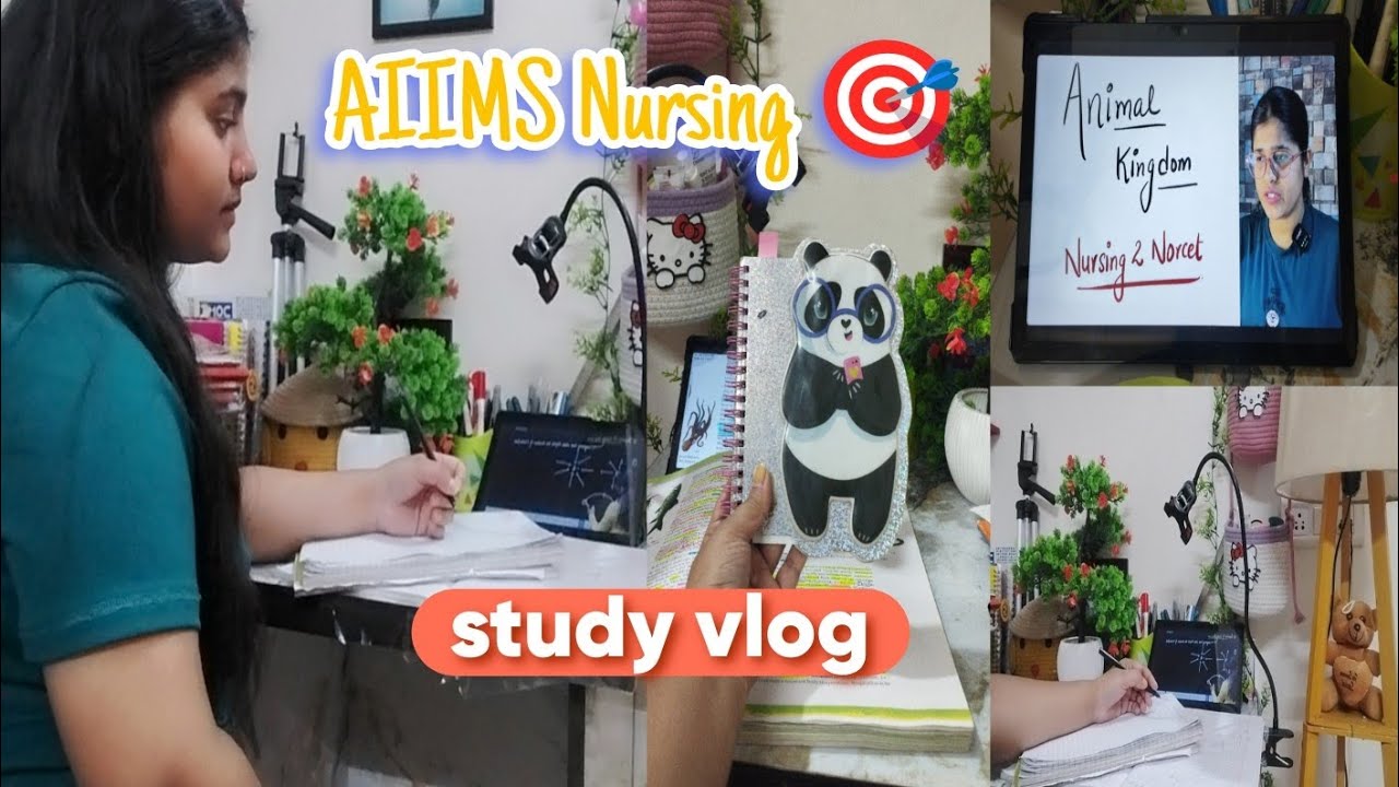  How I Study Daily | AIIMS Nursing 🎯|Memory Tricks | Study Routine ✨ 
