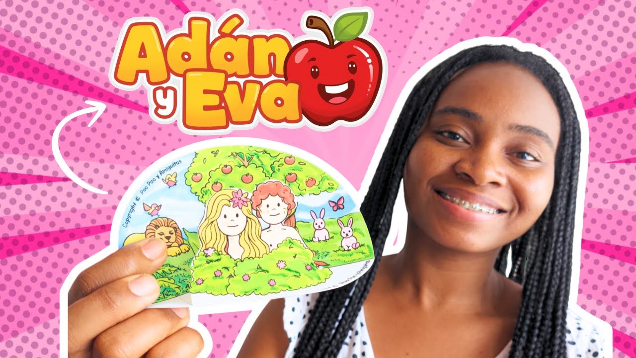  Manualidad, Adán y Eva 👦👩🍎🐍| Manualidad cristiana ✨