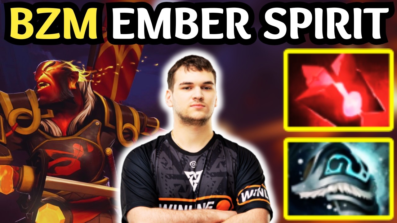 🔥 BZM EMBER SPIRIT Midlane &mdash; 0 DEATH Mid Gameplay (NEW Patch 7.41a) 🔥 Dota 2 Gameplay