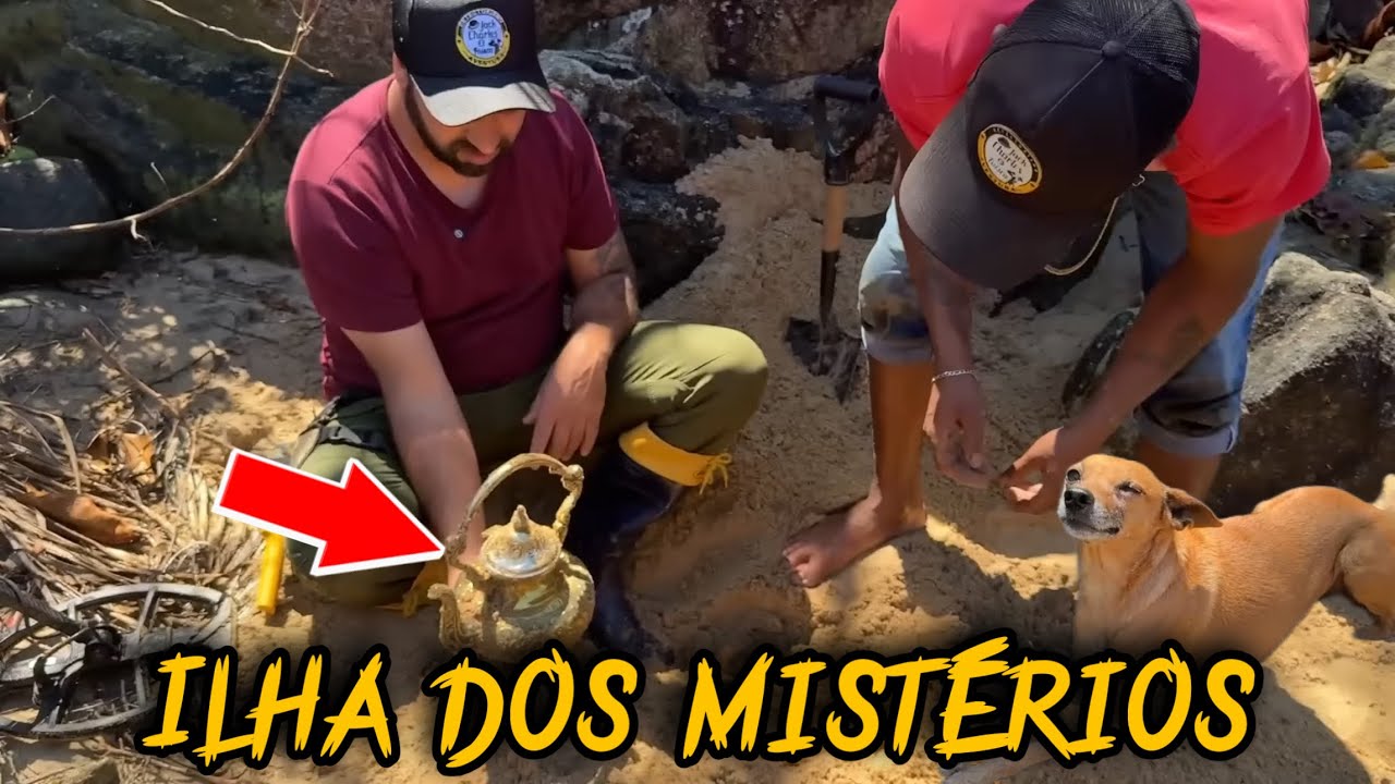 ILHA misteriosa com vários TESOUROS escondidos!