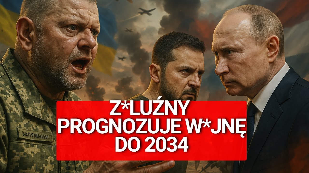 SZOK W LONDYNIE! : Generał Zaluźny prognozuje wojnę do 2034 &ndash; koniec złudzeń Zachodu?