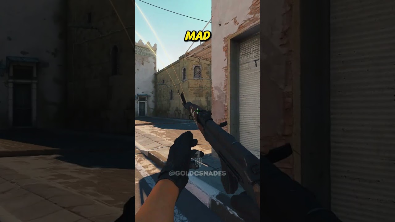 КАК ДЛИТЕЛЬНО ПРОЛЕТАТЬ В DUST 2 #shorts #cs2