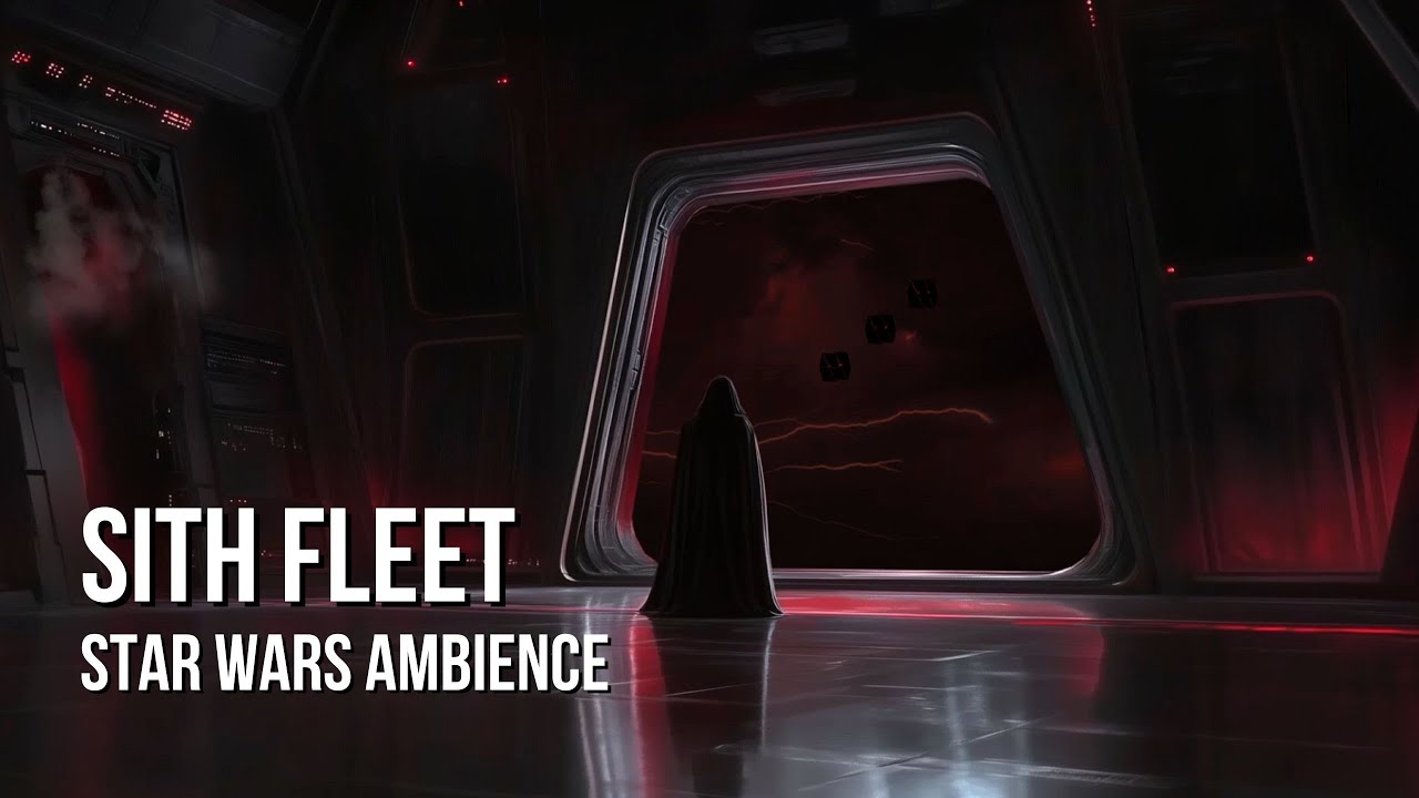 Sith Fleet | Star Wars Ambience | Thunderstorm, TIE Fighters, Eerie Sounds