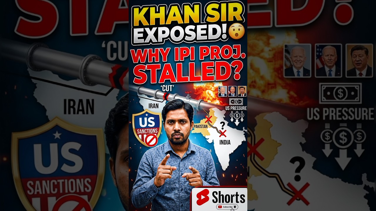 Khan Sir Exposed: Why IPI Pipeline Project Stalled? 😱 #Geopolitics