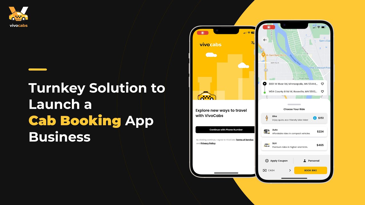 VivoCabs V4 Features Walkthrough | Turnkey Solution To Launch A Ride-Hailing App