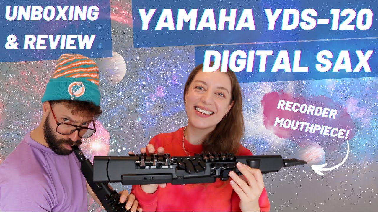 Цифровой саксофон Yamaha YDS-120 — с мундштуком для блокфлейты! | Распаковка и обзор