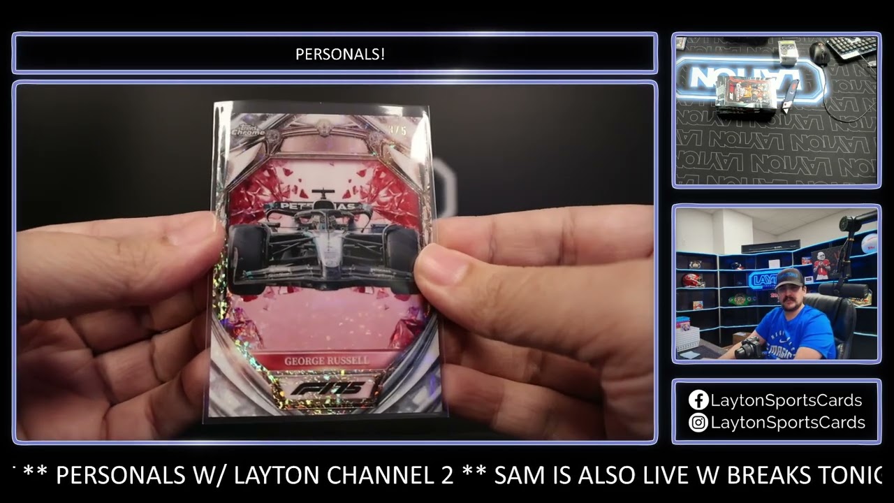 4 Boxes Of 2025 Topps Chrome F1 Hobby For Mark D