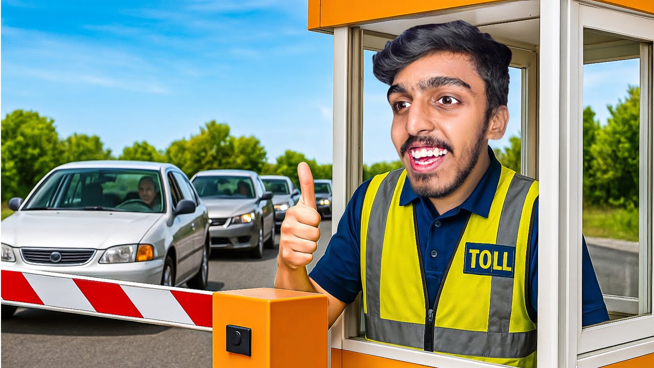 I Built a FAKE TOLL BOOTH for MONEY 💸