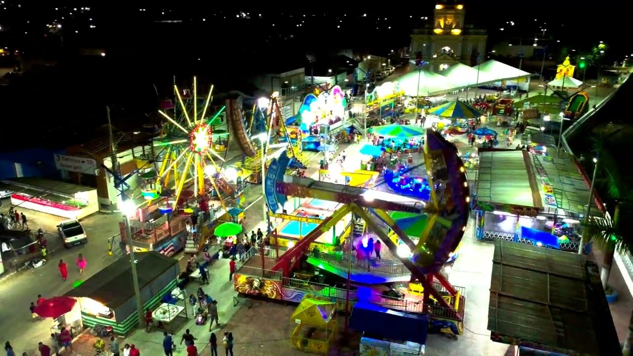Parque de divers&otilde;es em S&atilde;o Jos&eacute; da Laje - AL / Festa do Padroeiro S&atilde;o Jos&eacute; / 4K