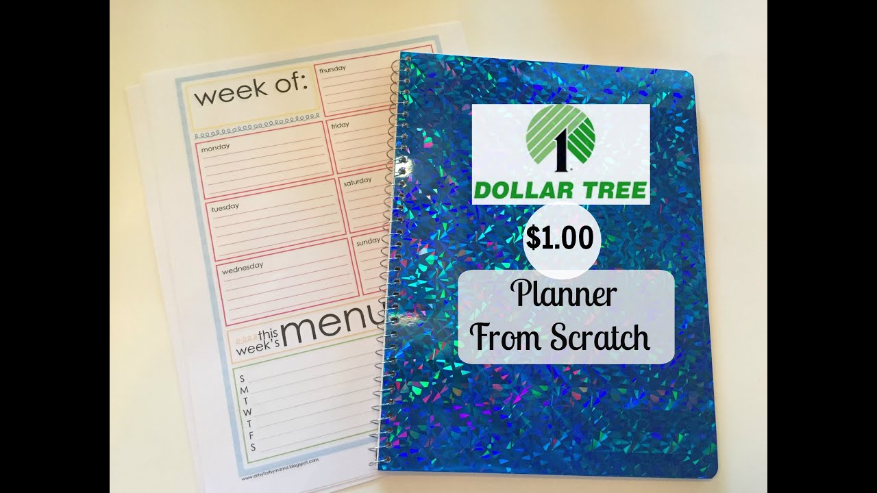 DOLLAR TREE Planner From Scratch | BASICS