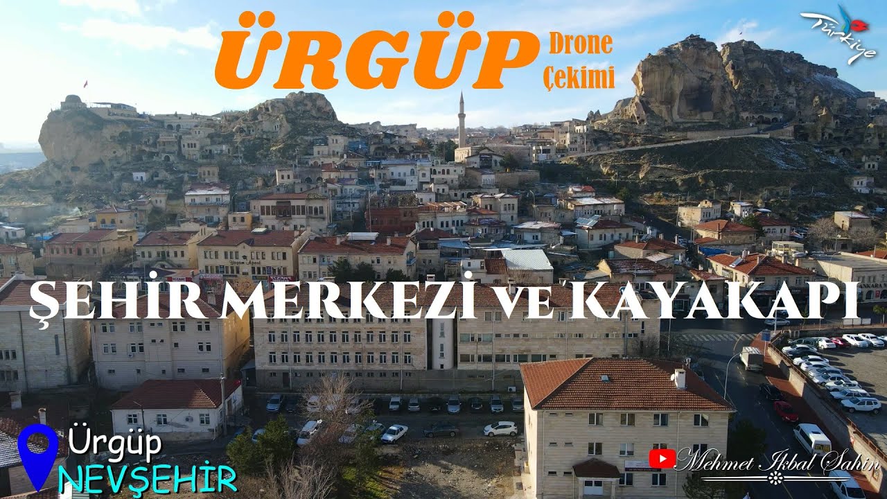 Ürgüp Şehir Merkezi ve Kayakapı / NEVŞEHİR - KAPADOKYA Drone Çekimi / 19.12.21