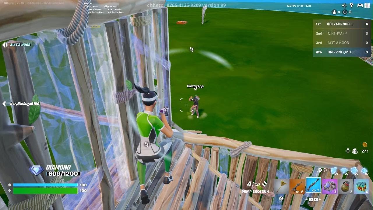 Playing with my subscribers, in fortnite getting warmed up to play reload.