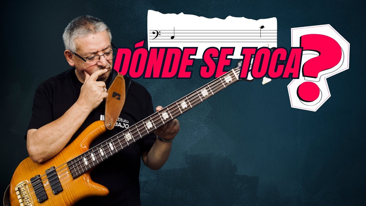 Pentagrama vs Bajo 🎶 🥊 🎸 Dónde Se Tocan las Notas del Pentagrama en el Bajo