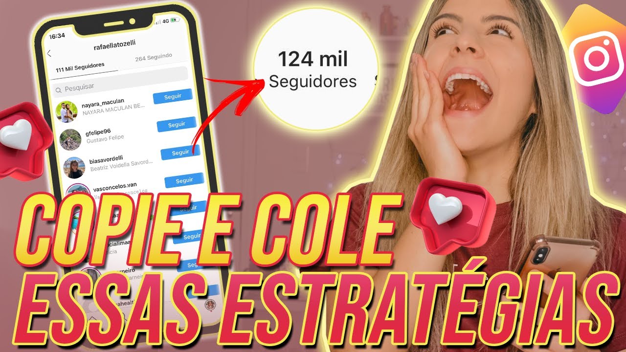 HACKS DE 5 MINUTOS para crescer no instagram | FÁCIL E COMPROVADO!